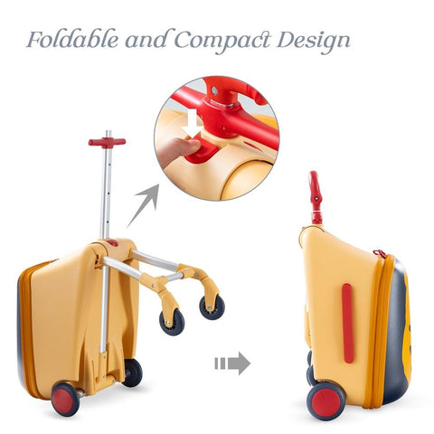 Tiger 3-In-1 Ride-On Suitcase - Teknum