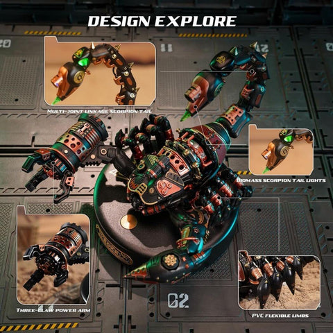 Rokr 3D Puzzles Mechanical Age Organism’s Awaken (Emperor Scorpion)