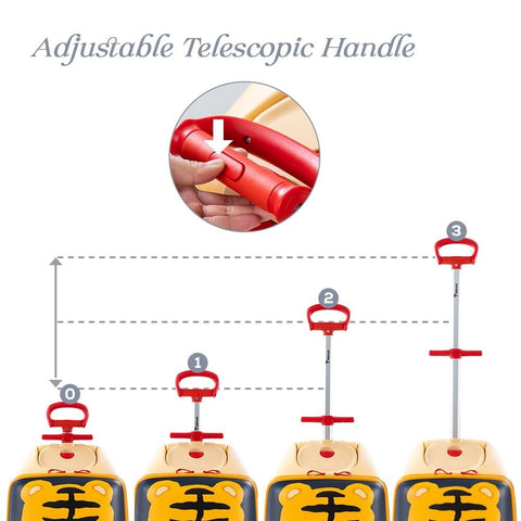 Tiger 3-In-1 Ride-On Suitcase - Teknum