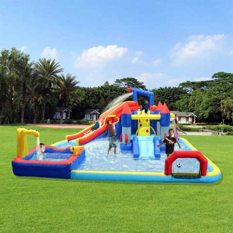 Megastar 10 In 1 Inflatable H20 Water Fight Bounce House Water Park For Kids