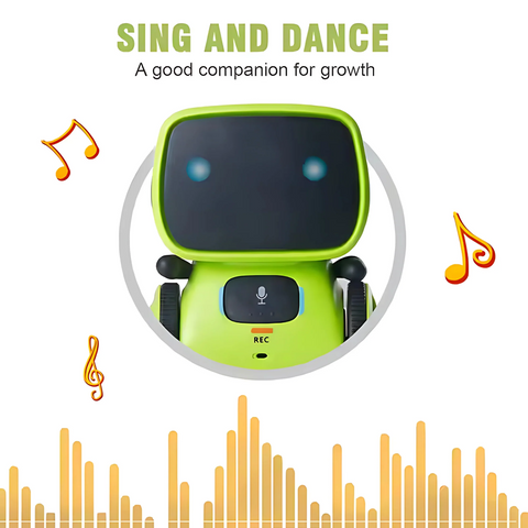 AT Robot with Voice Control Interactive Talking Robot with Lights Sounds, Educational Toy