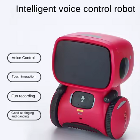 AT Robot with Voice Control Interactive Talking Robot with Lights Sounds, Educational Toy