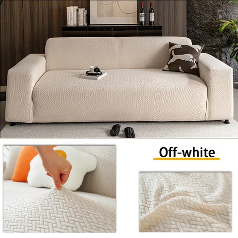 1pc Elastic Sofa Cover, Minimalist Style, All-Season Use