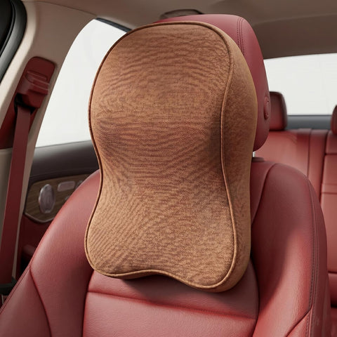 Ergonomic Cervical Headrest Cushion for Car Seat | Neck Pain Relief Pillow for Driving