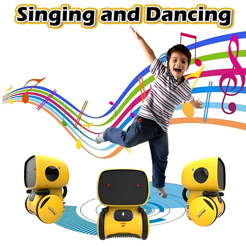 AT Robot with Voice Control Interactive Talking Robot with Lights Sounds, Educational Toy