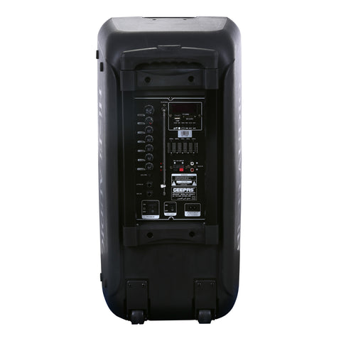 Geepas 10-Inch Rechargeable Professional Speaker Wireless Microphones