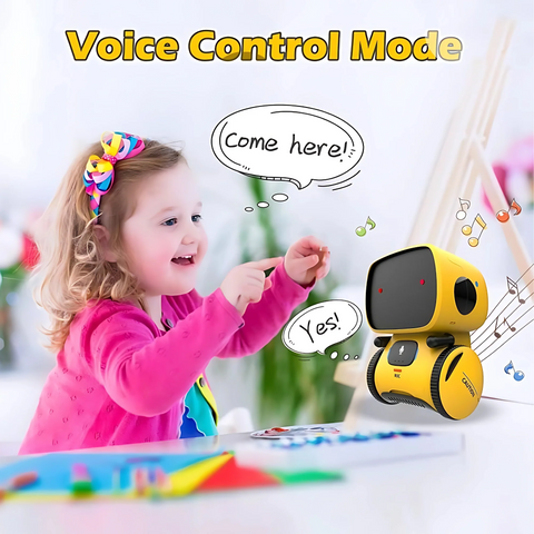 AT Robot with Voice Control Interactive Talking Robot with Lights Sounds, Educational Toy