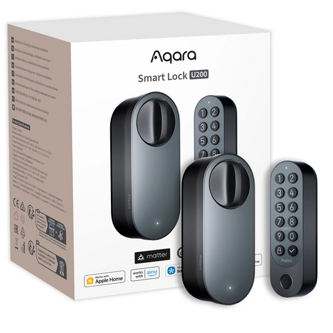 Aqara Smart Lock U200 (with Fingerprint), Matte Over Thread