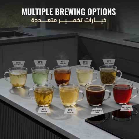 Lepresso Brewfinity Tea And Coffee Brewer With Digital Display - Black