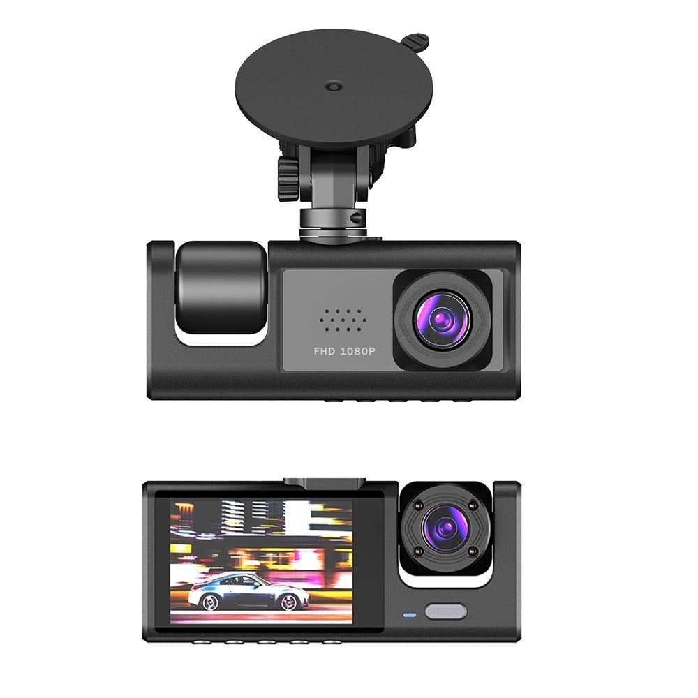 RACO Baideluo 1080P HD Dual-View Dash Cam with G-Sensor, Night Vision & Wide Angle