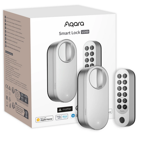 Aqara Smart Lock U200 (with Fingerprint), Matte Over Thread