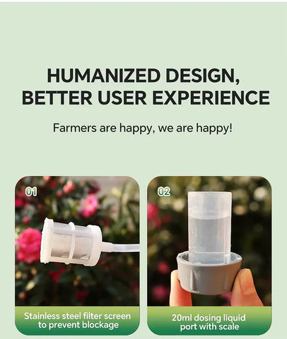 2 Ltr Electric Sprayer USB Rechargeable Garden Sprayer Bottle