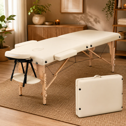 Portable Massage Table Folding Bed – Adjustable Salon Spa Massage Bed