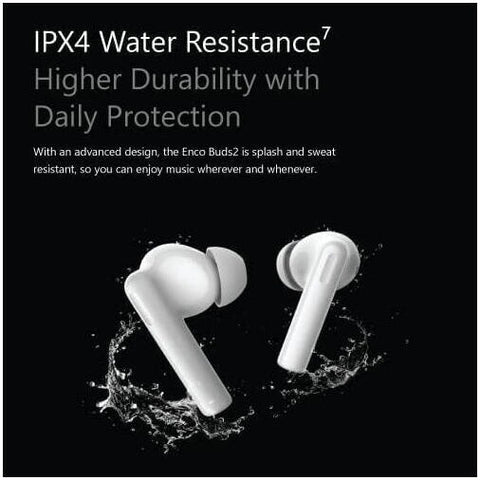 OPPO Enco Buds2 Headphone, 10mm Titanium Driver