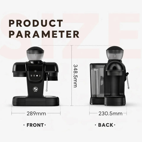 iCafilas Semi-Automatic Espresso Coffee Maker