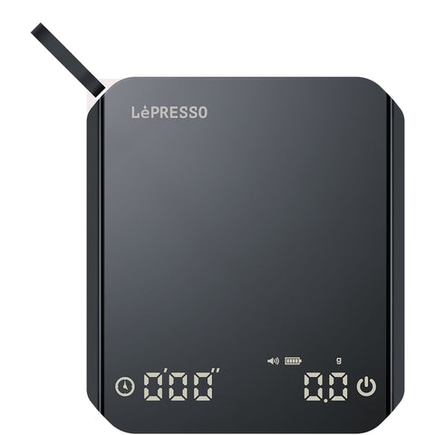 Lepresso Mini Digital Coffee Scale With Timer - Black
