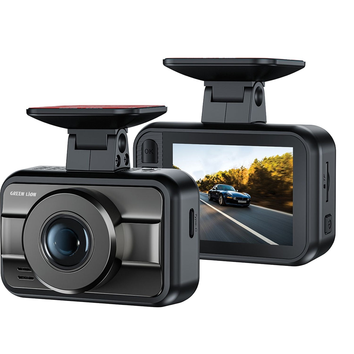 Green Lion Gc-700 Dash Cam With Gps Function - Black