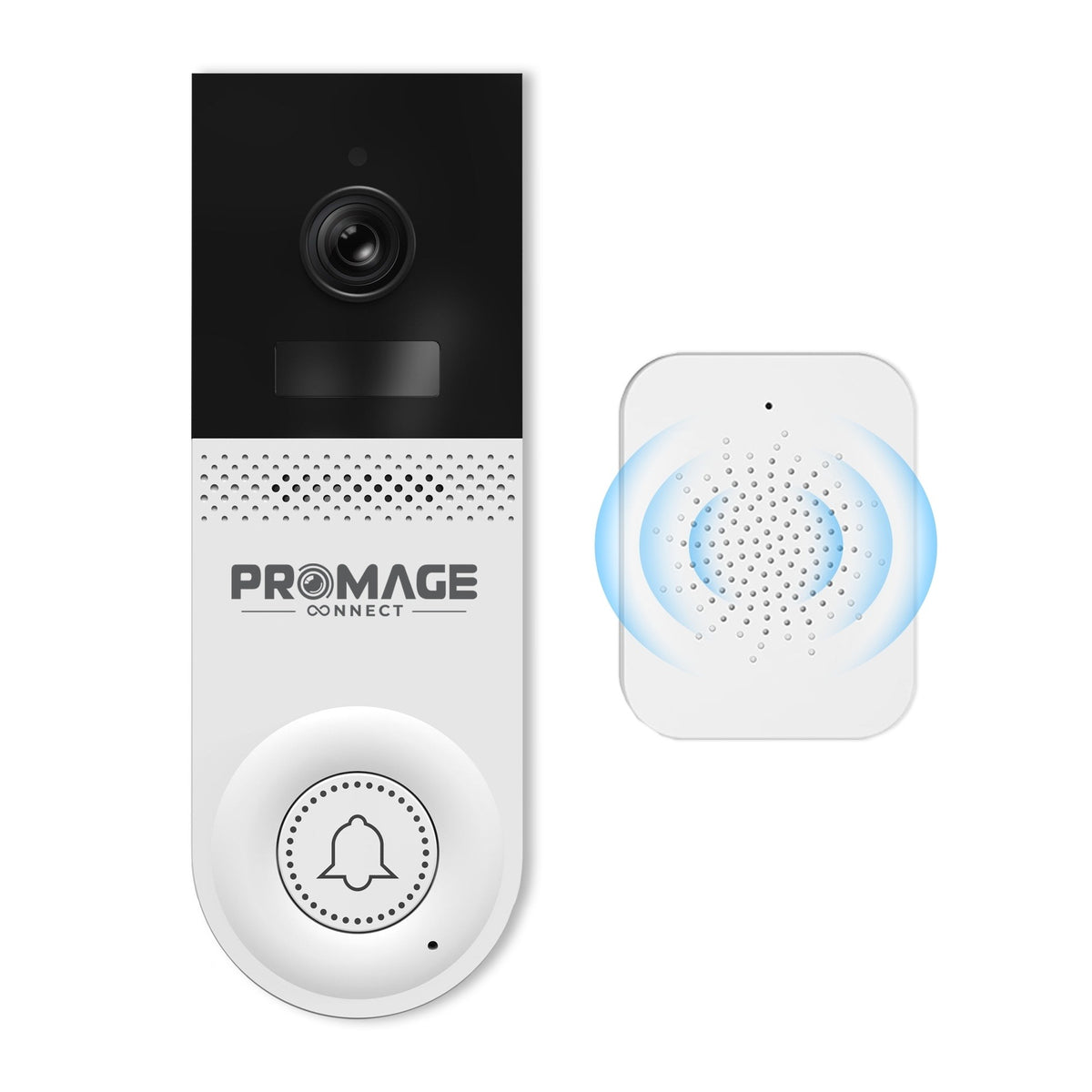 Promage Connect Smart Wifi Doorbell With Chime Pc-D221-W