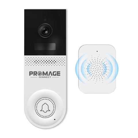 Promage Connect Smart Wifi Doorbell With Chime Pc-D221-W