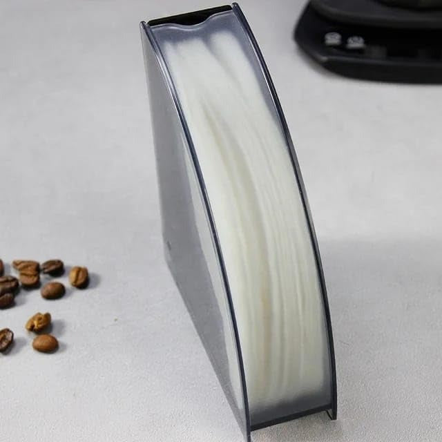Olmecs Coffee Filter Holder with Dustproof Cover, 50 Filters Capacity, for V60 and Cone Filters