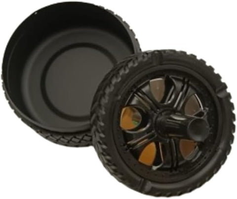 Olmecs Wheel Design with Spinning Tray Metal | Indoor and Outdoo Cigar Ashtrays for Home