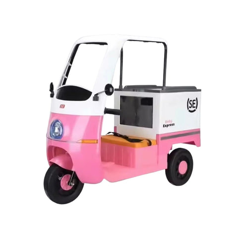 emma Ride On Food Express Car 12 Volt Cart For Kids with Openable Bin