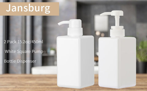 Willow 12Pc Manual soap Dispenser Plastic Lotion soap Bottle Container 400ml (12Pc Pack)