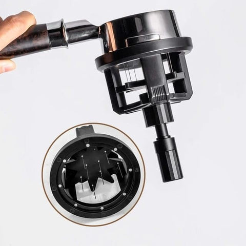 Olmecs WDT Tool Espresso 58mm, Cyclone Espresso Distribution Tool with Magnetic Base for Barista