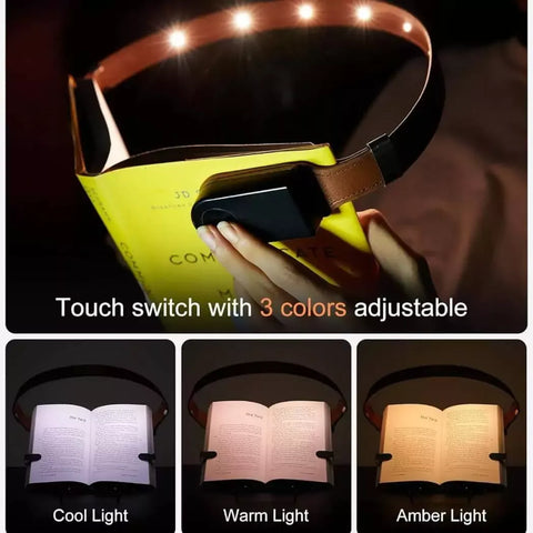 Leuksolum Leather Book Light Rechargeable 3 Colors