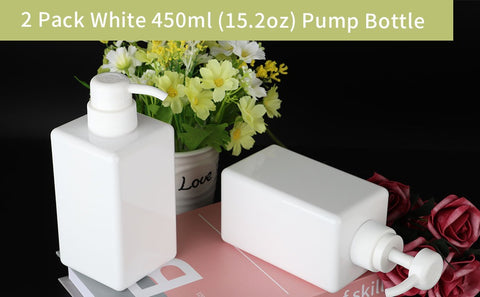 Willow 12Pc Manual soap Dispenser Plastic Lotion soap Bottle Container 400ml (12Pc Pack)