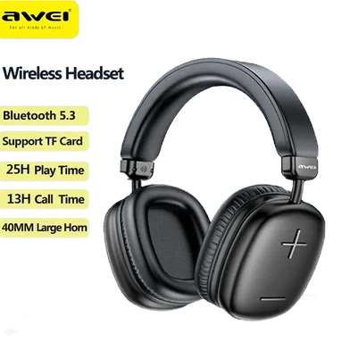 Awei AT6 Wireless Stereo Overhead Headphone