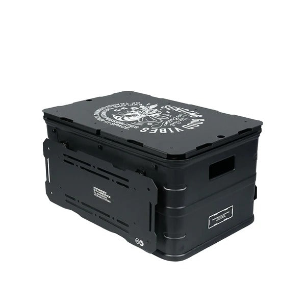 Olmecs Portable Camping Trolley Cart with Table Storage Box