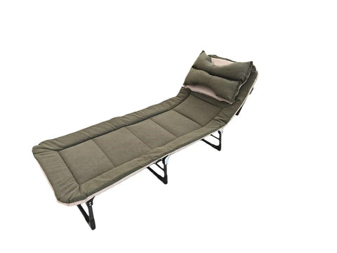 Willow Portable Camping Bed Folding Sleep Bed with Pockets Comfort Chair