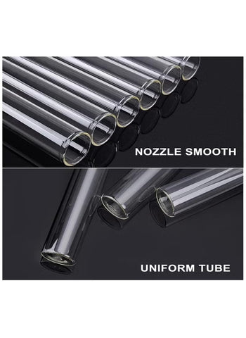 10Pcs 100ml Glass Tubes Bottles With Cork  Stoppers - Willow