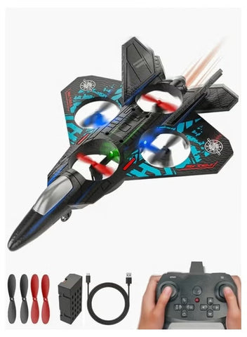 RC Aeroplane 2.4GHz Remote Controlled Floating Fighter Plane Quadcopter