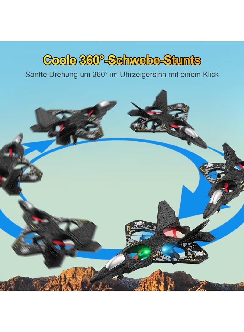RC Aeroplane 2.4GHz Remote Controlled Floating Fighter Plane Quadcopter