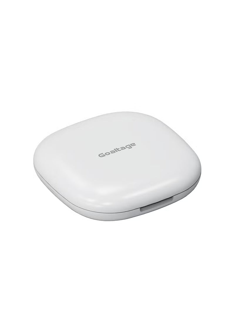 Goaltage LumiGlow Travel Makeup Mirror with LED, Rechargeable Battery, 5X Magnifying Function, and Compact Design