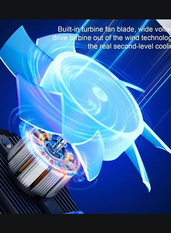 AL07 Mobile Phone Cooling Fan Dual Gears Two Speed Modes