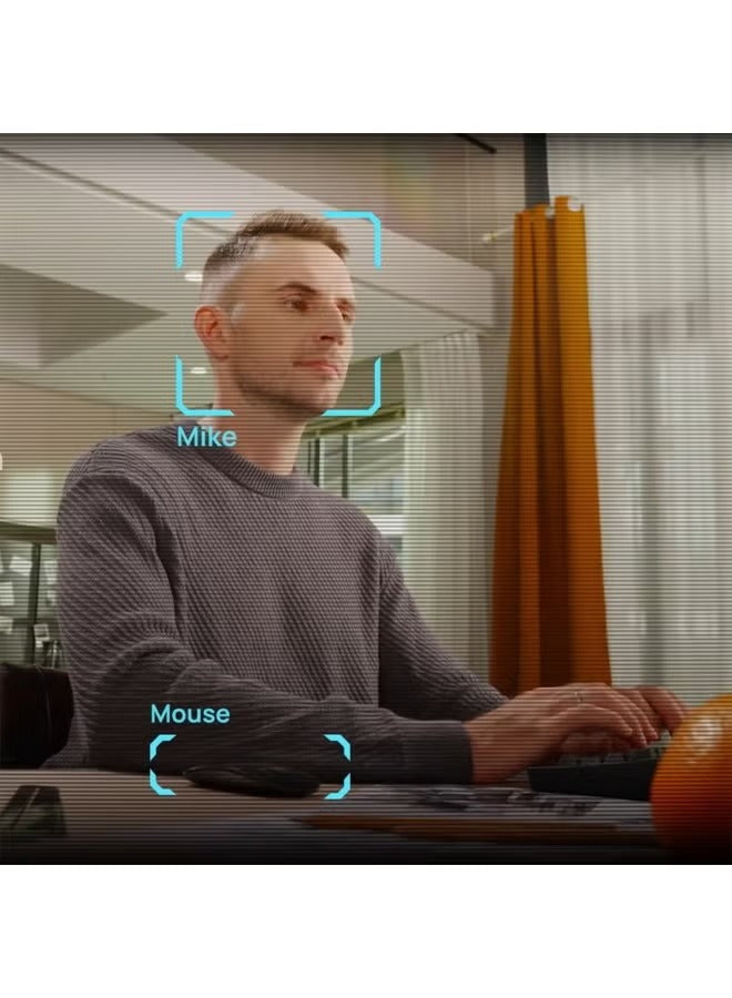 AI Robot Companion by Tangible Future – ChatGPT-Powered Desktop Assistant with Voice Interaction, Face & Gesture Recognition, Emotional Personality, Memory, and 10W Wireless Charging