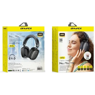 Awei AT6 Wireless Stereo Overhead Headphone