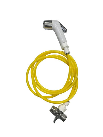 Olmecs Portable Manual Shattaf Toilet Hand Spray Bidet Water Pump With Bag