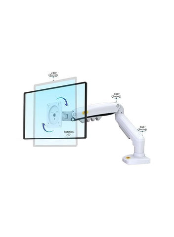 F80 Desktop Gas Spring 17-30 inch LCD LED Monitor Stand mounting arm Full Motion Monitor Stand Load Capacity 2-9 kg