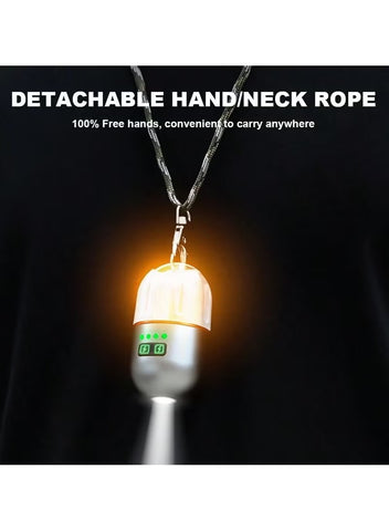 Portable Camping Tent Lamp Flashlight 400mAh 9 Light Modes for Outdoor Hiking