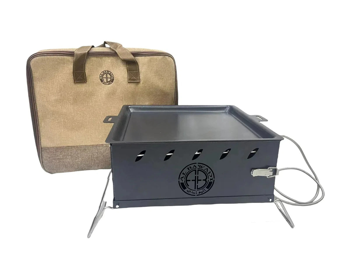 Olmecs Portable Folding Pizza BBQ Stove 3-In-1 Multi Camping Kitchen Stove