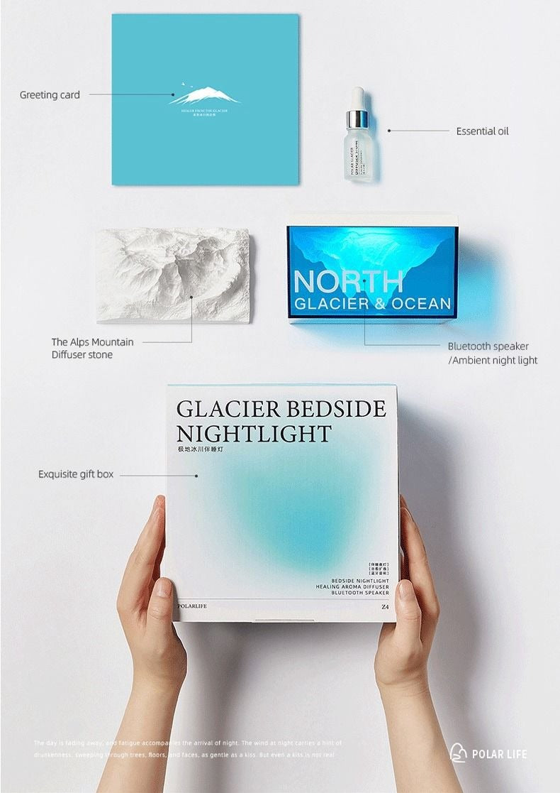 Glacier Night Light Bluetooth Speaker