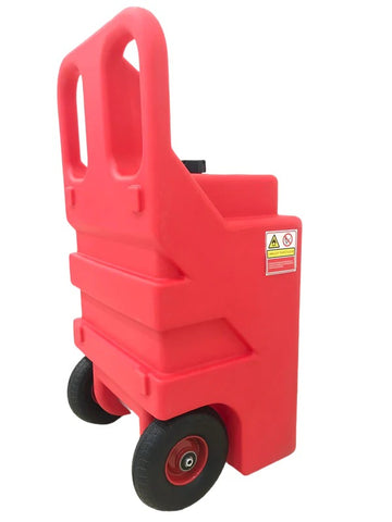 Olmecs Big Plastic JerryCan 120L Petrol Gas Diesel Fuel Tank Oil Container with wheels Tank with Pump