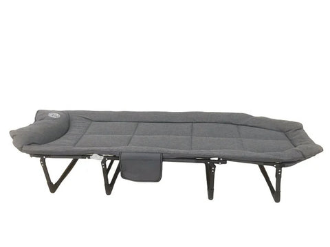 Willow Folding Camping Bed Portable Sleep Bed with Pockets Comfort Chair