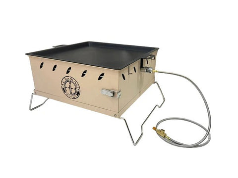 Olmecs Portable Folding Pizza BBQ Stove 3-In-1 Multi Camping Kitchen Stove