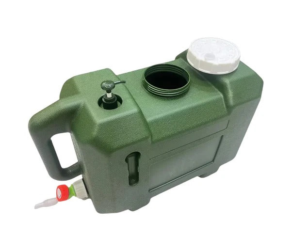 Olmecs Portable Camping Water Container Storage Bucket With Soap Dispenser Tap