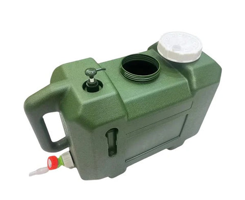 Olmecs Portable Camping Water Container Storage Bucket With Soap Dispenser Tap